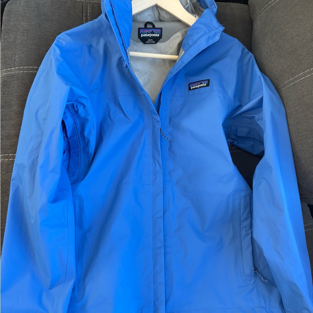 Patagonia Women's Blue Rain Jacket